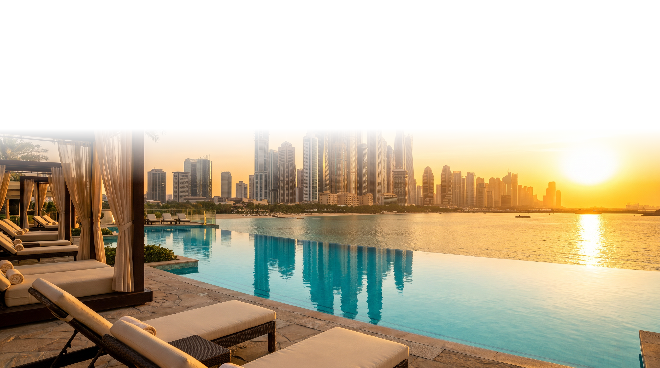 Luxury infinity pool